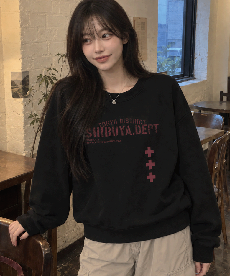 시부야 디스트릭트 맨투맨