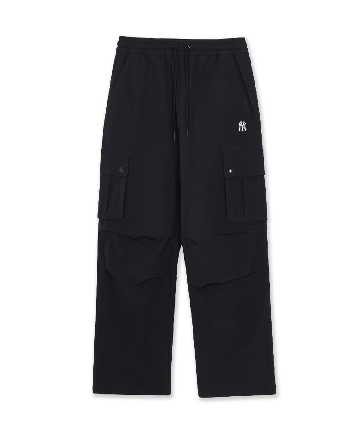 엠엘비(MLB) 베이직 코튼터치 기모 카고 와이드 팬츠 NY (Black)