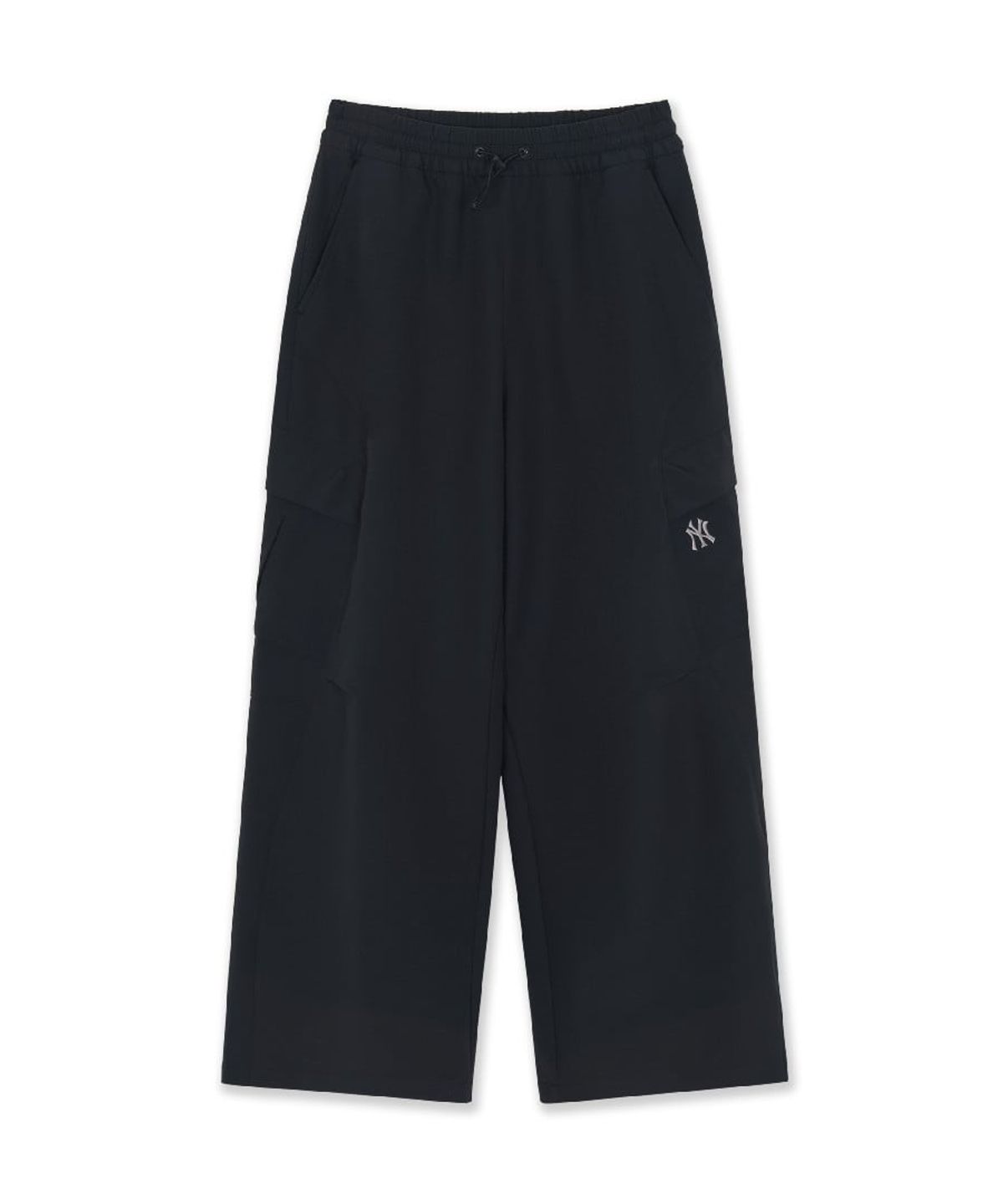 엠엘비(MLB) 여성 고프코어 약기모 카고 와이드 팬츠 NY (Black)