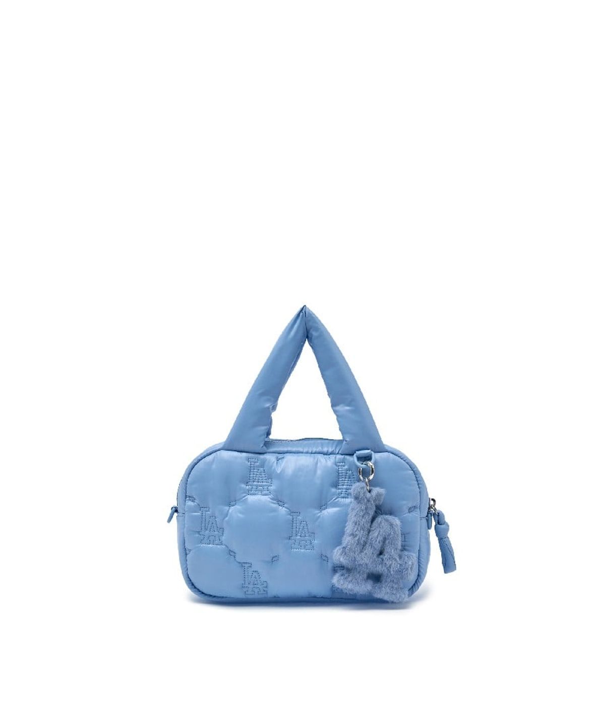 엠엘비(MLB) 다이아 모노그램 캔디 패딩 토트백 LA (Mg.Blue)