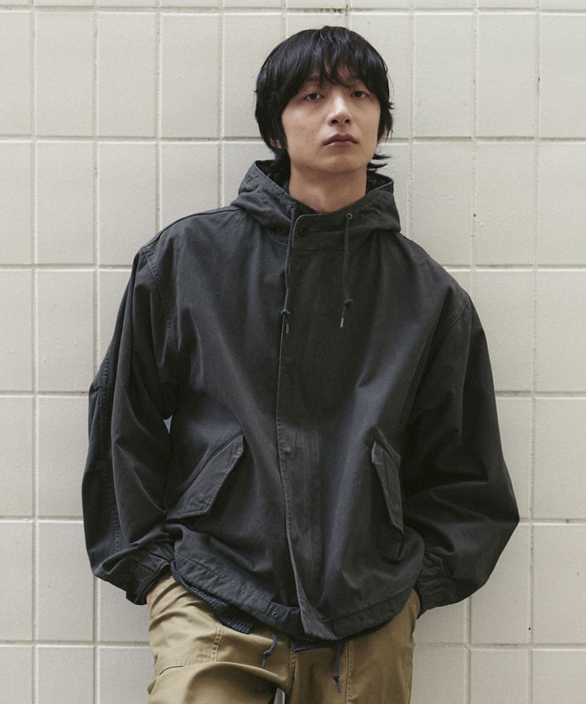 유니온블루(UNION BLUE) M51 MIL SHORT PARKA [CHARCOAL]