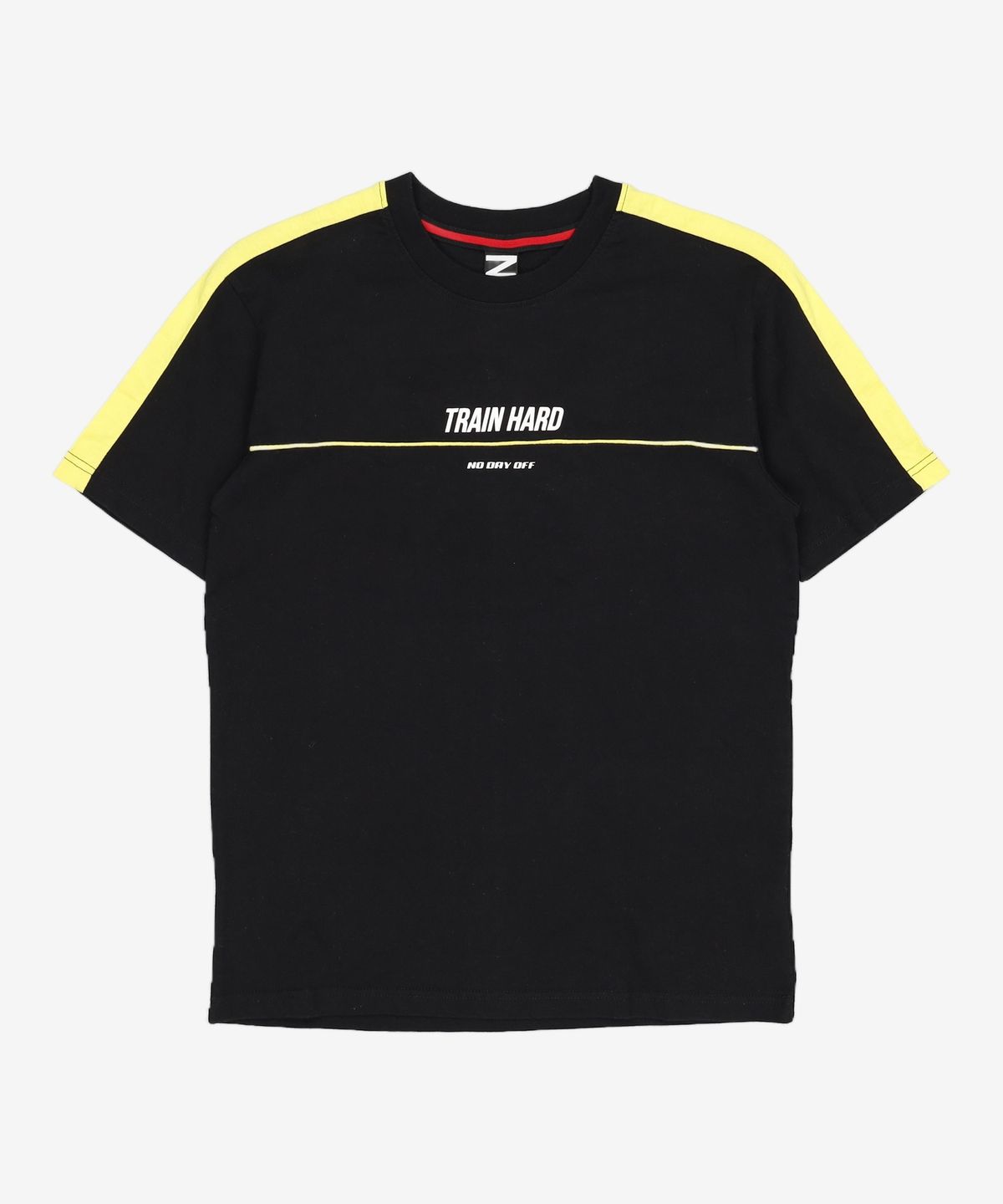 니(NII) 공용 어깨칼라배색 싱글 티셔츠_NNUARVM3351 90
