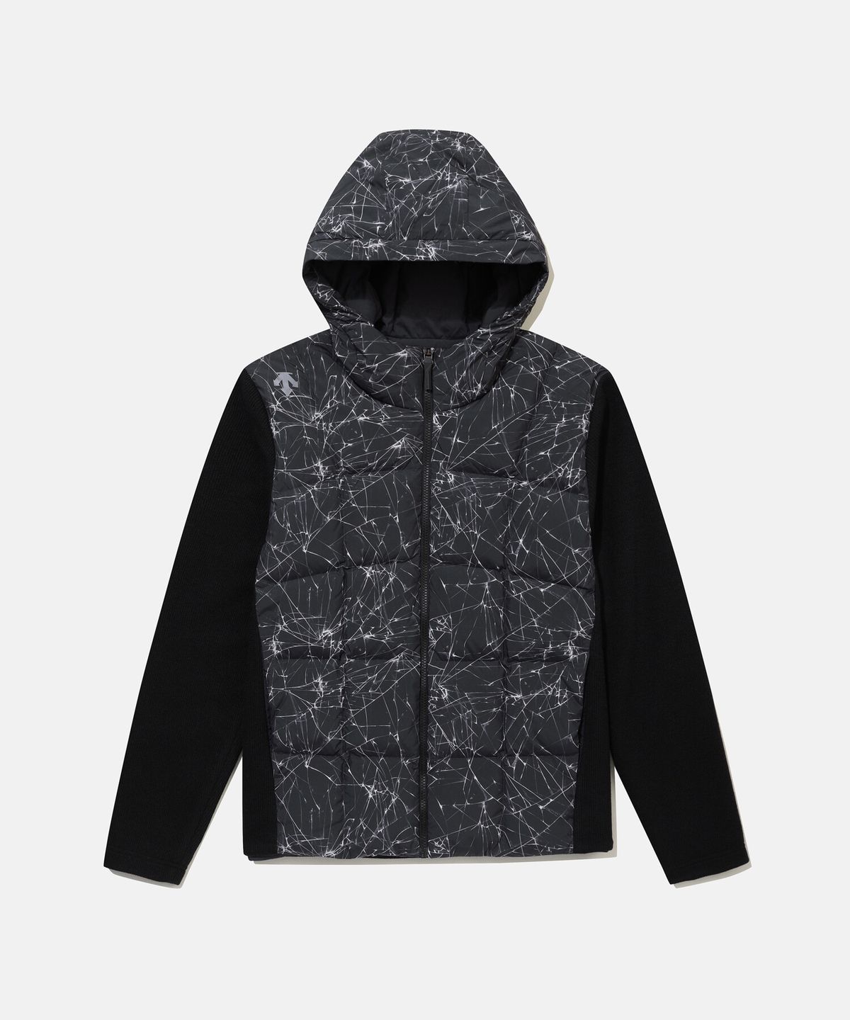 데상트(DESCENTE) 남성 경량 하이브리드 구스 다운 자켓 패턴 SR321DKT91