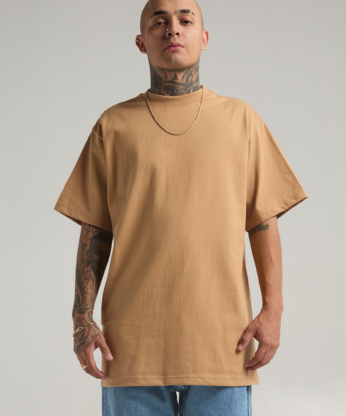 샤카웨어(SHAKA WEAR) 7.5oz 맥스 헤비웨이트 티셔츠 Khaki