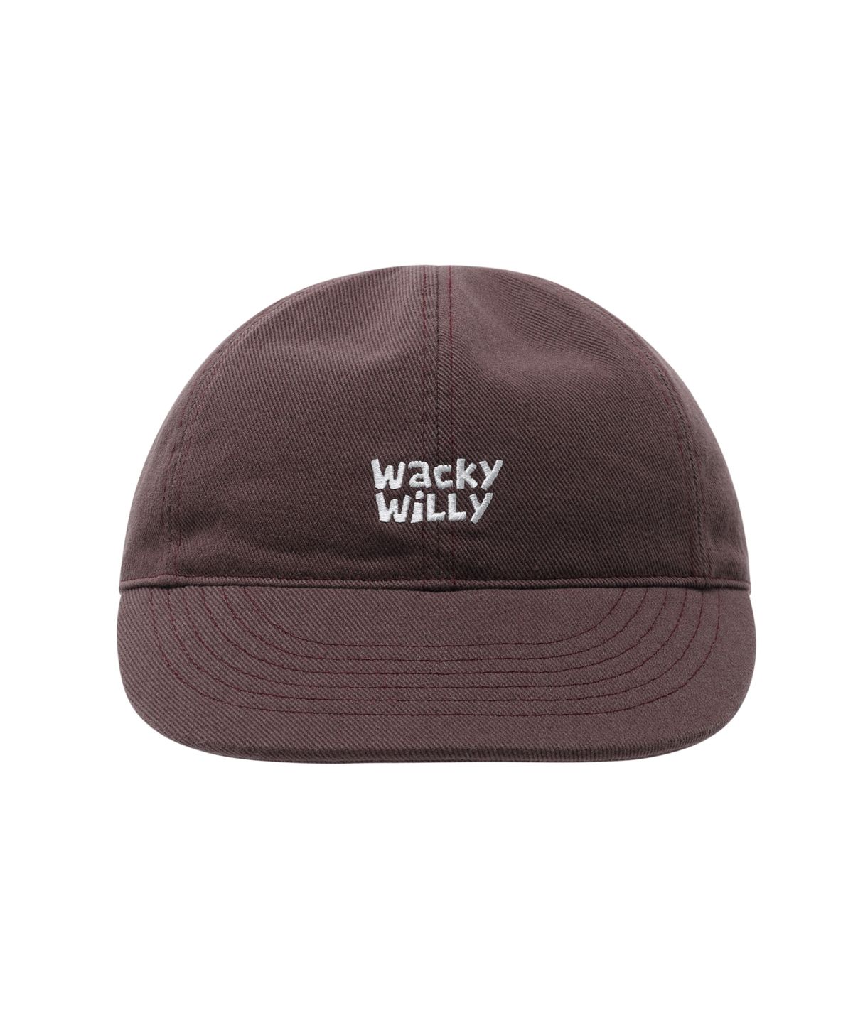 와키윌리(WACKY WILLY) 스트링 포인트 소프트핏 볼캡 브라운