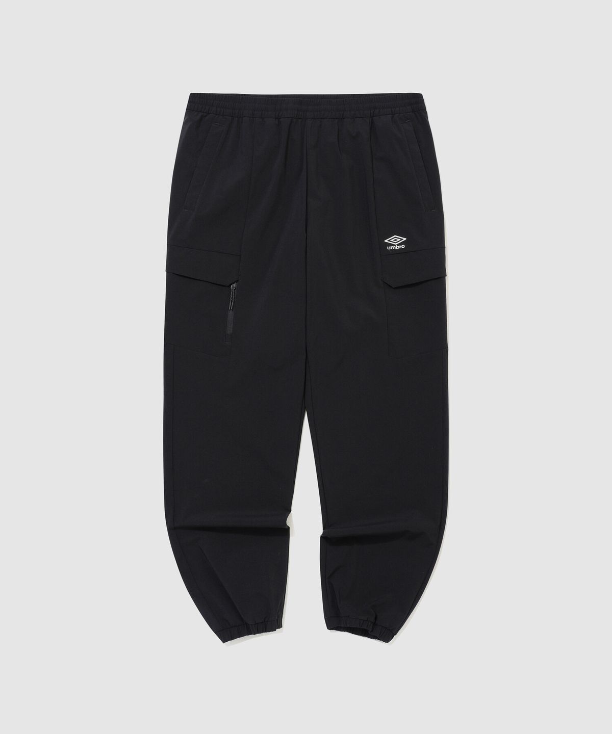 엄브로(UMBRO) 올라운드 나일론 스판 카고 조거 팬츠 블랙 UR323SPT92