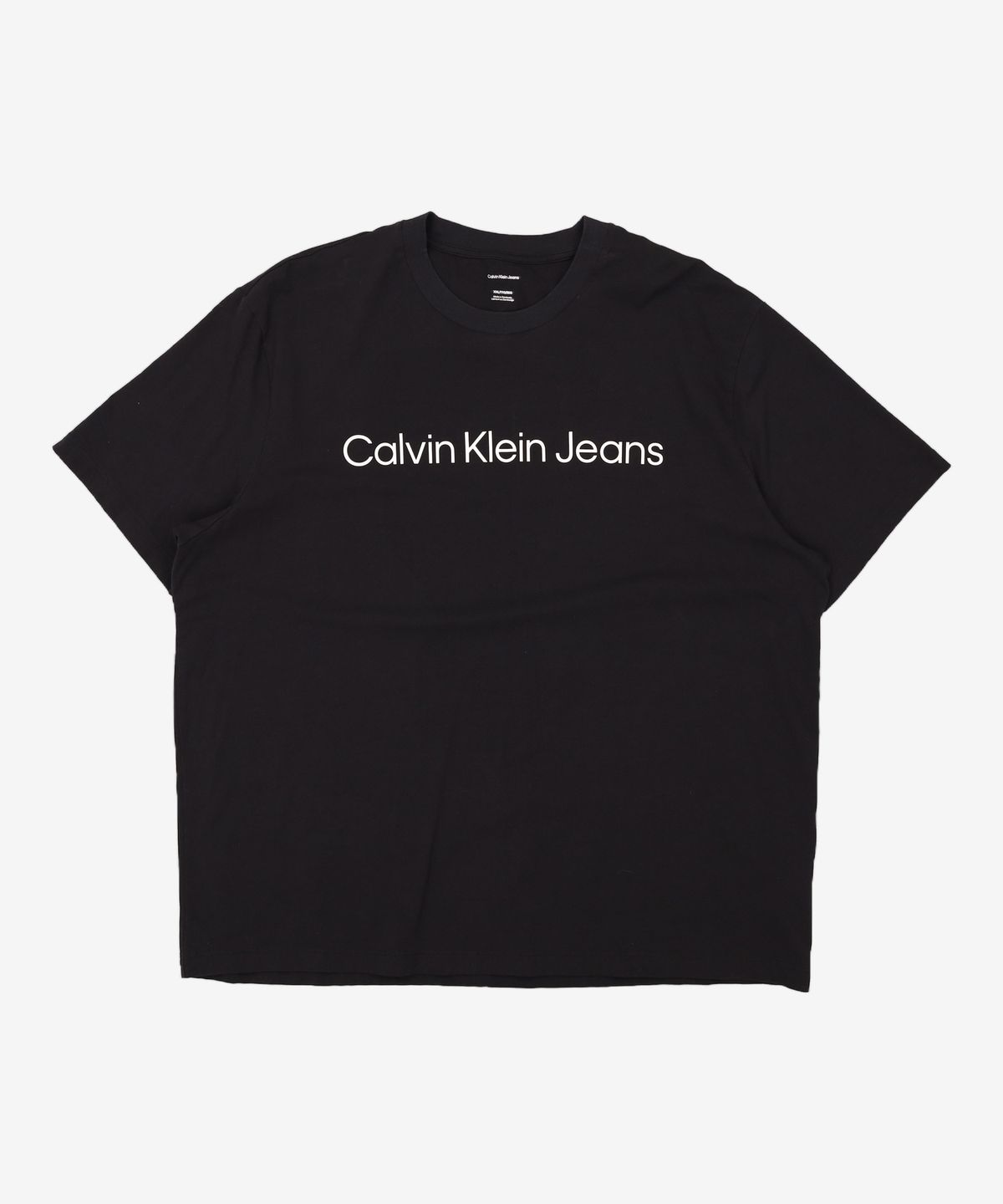 캘빈클라인 진(CALVIN KLEIN JEANS) 2color 남 레귤러핏 인스티튜셔널 로고 반팔 티셔츠 (화이트/블랙) 4RAB810 XXL