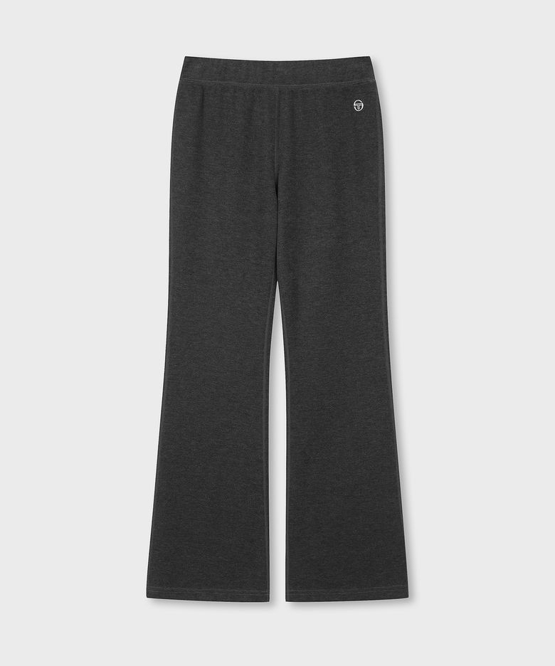 W 골지 니트라이크 부츠컷 팬츠 (D.Charcoal Grey)