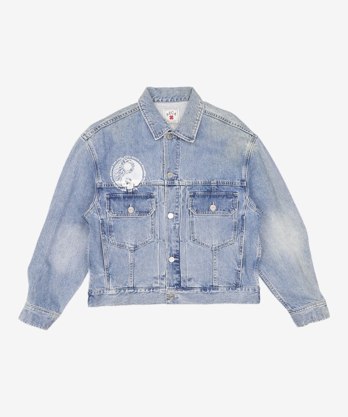 에이카화이트(AECA) DAY AND NIGHT TRUCKER JACKET-BLUE M