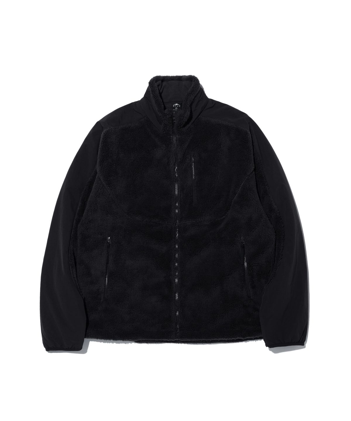 고요웨어(GOYOWEAR) 나일론 쉬어 플리스 자켓 (블랙)