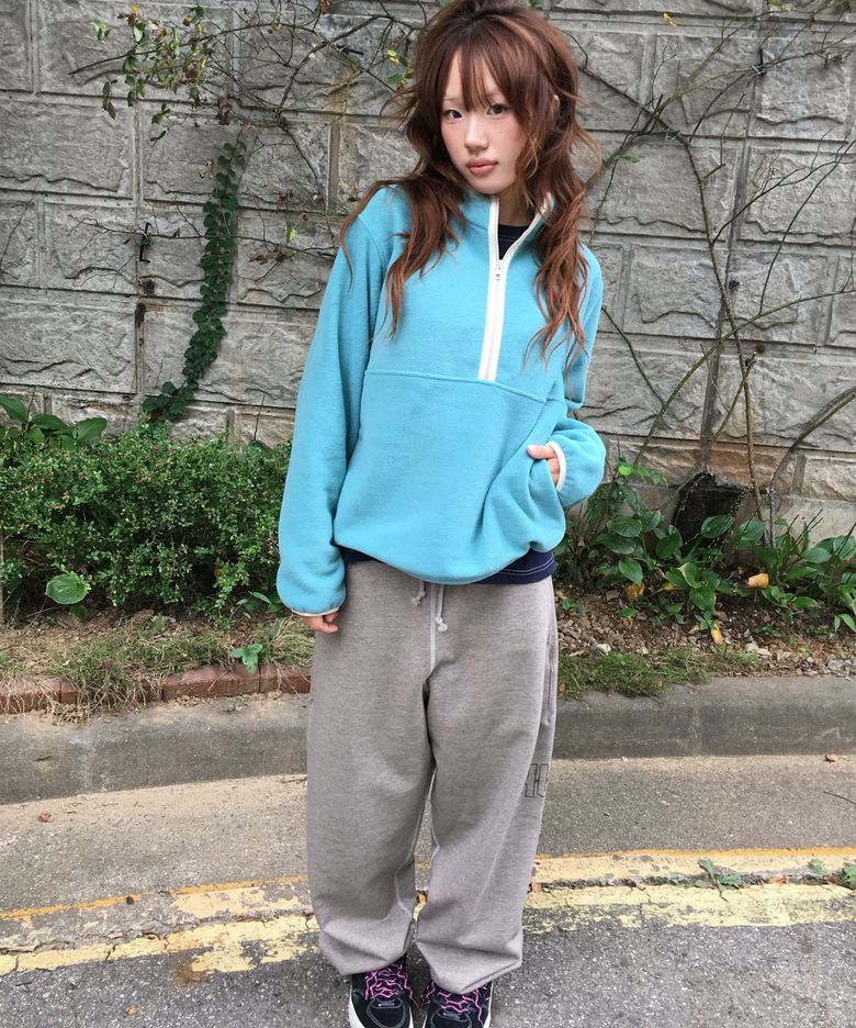[선우 pick] 데일리 와이드 스웨트 팬츠_OATMEAL