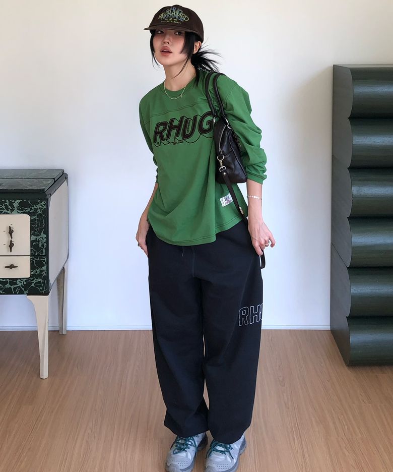 [송이송이 PICK] 데일리 와이드 스웨트 팬츠_NAVY