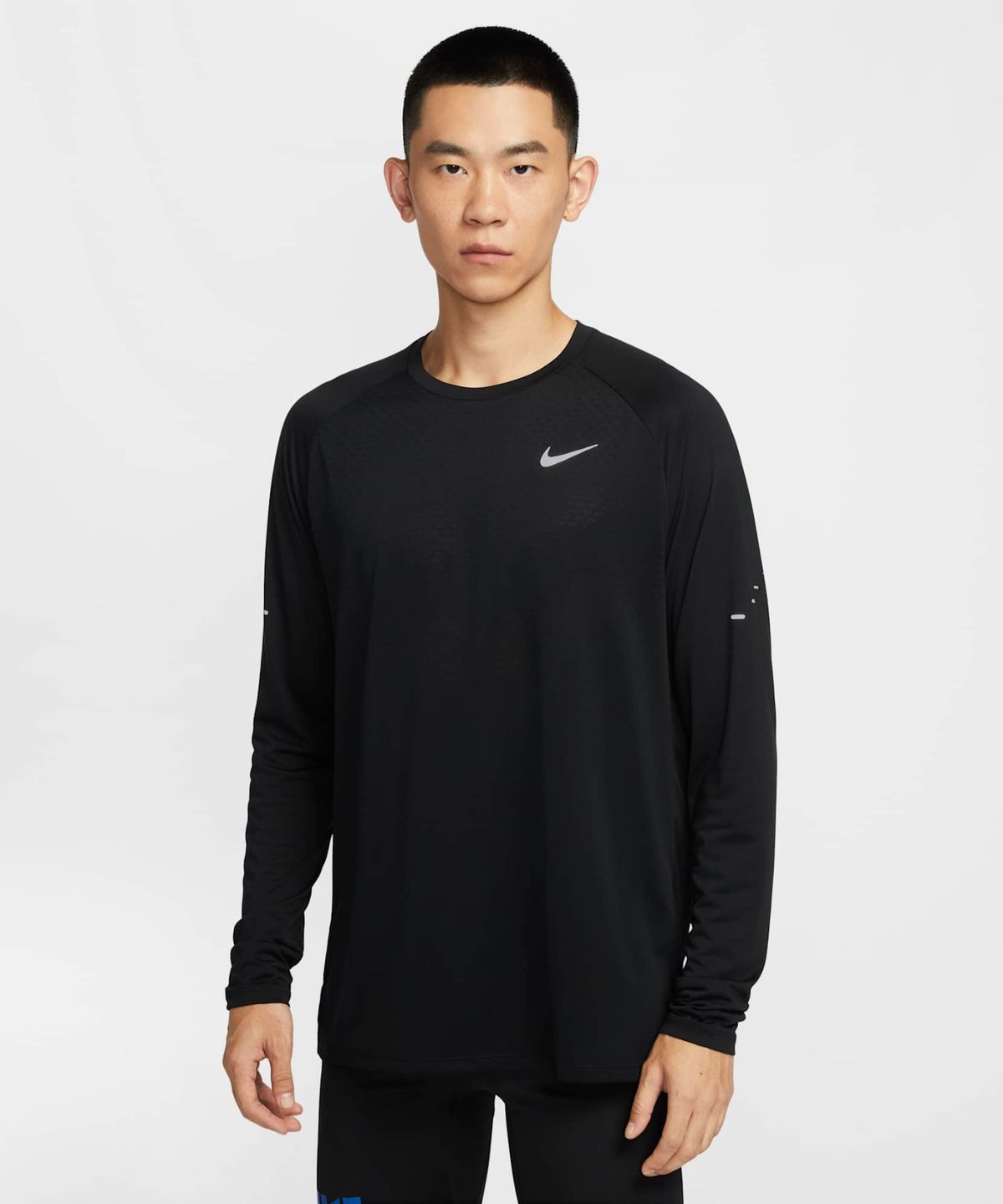 나이키(NIKE) 스트라이드 드라이 핏 ADV 긴소매 러닝 탑 M - 블랙 / HV2703-010