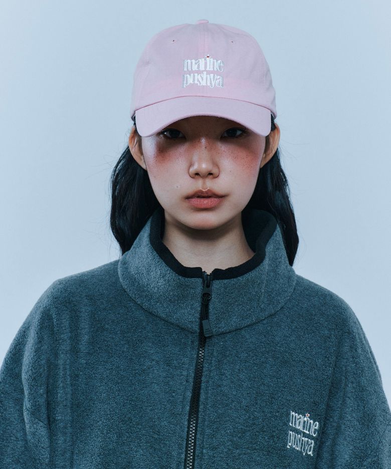 3-Flower Ball Cap / Daily Pink