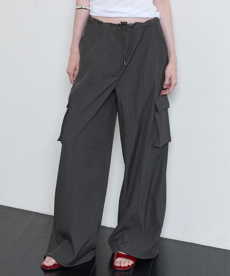 Airy Pocket Pants Charcoal