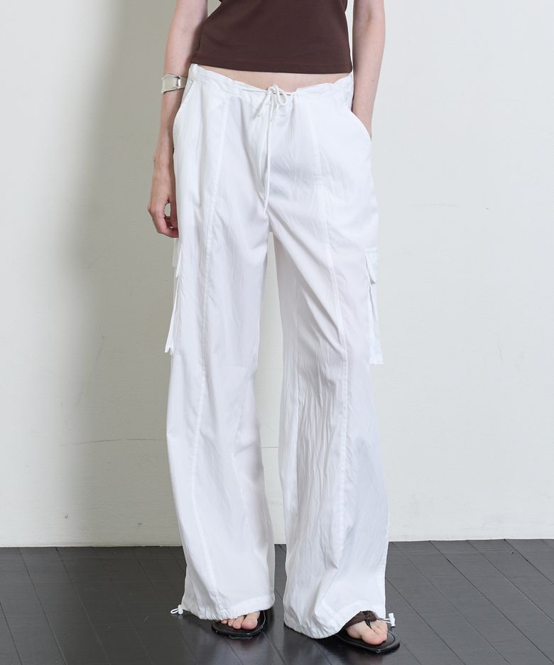 Airy Pocket Pants Ivory