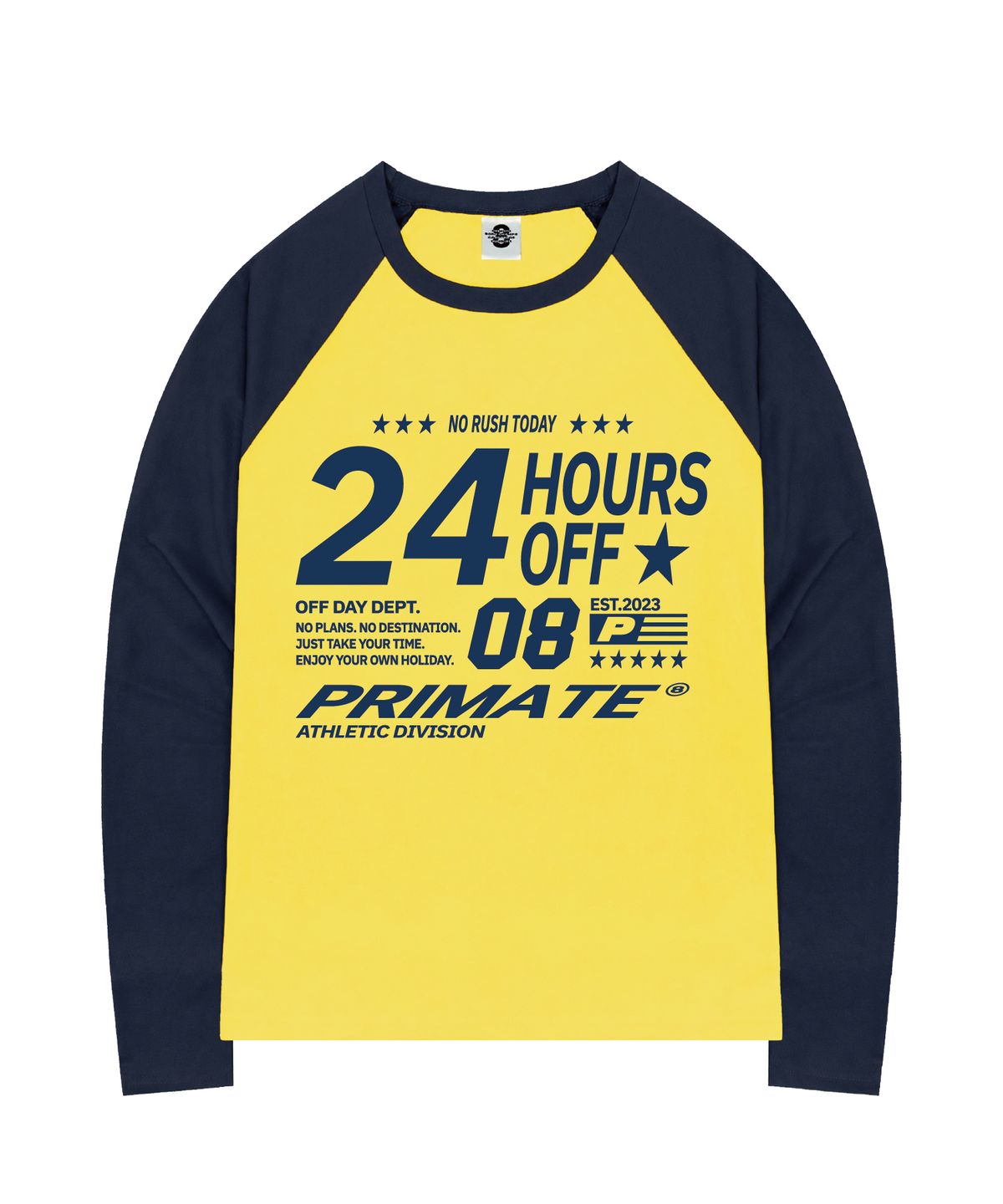 프라임에이트(PRIMATE) SHIFT 오버핏 비비드 래글런 롱 슬리브 4 COLORS