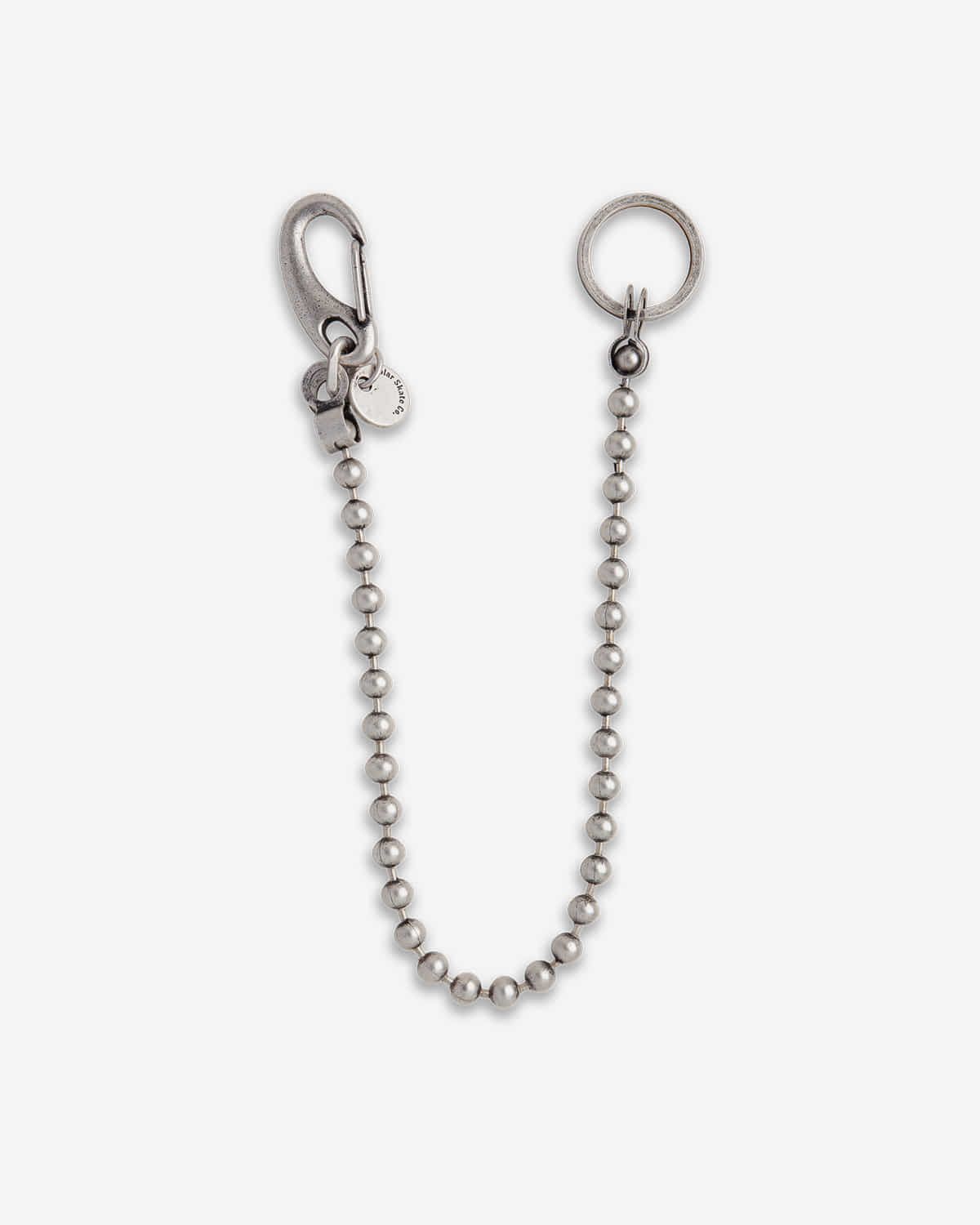 폴라(POLAR) Hook Ball Chain - Brushed Silver