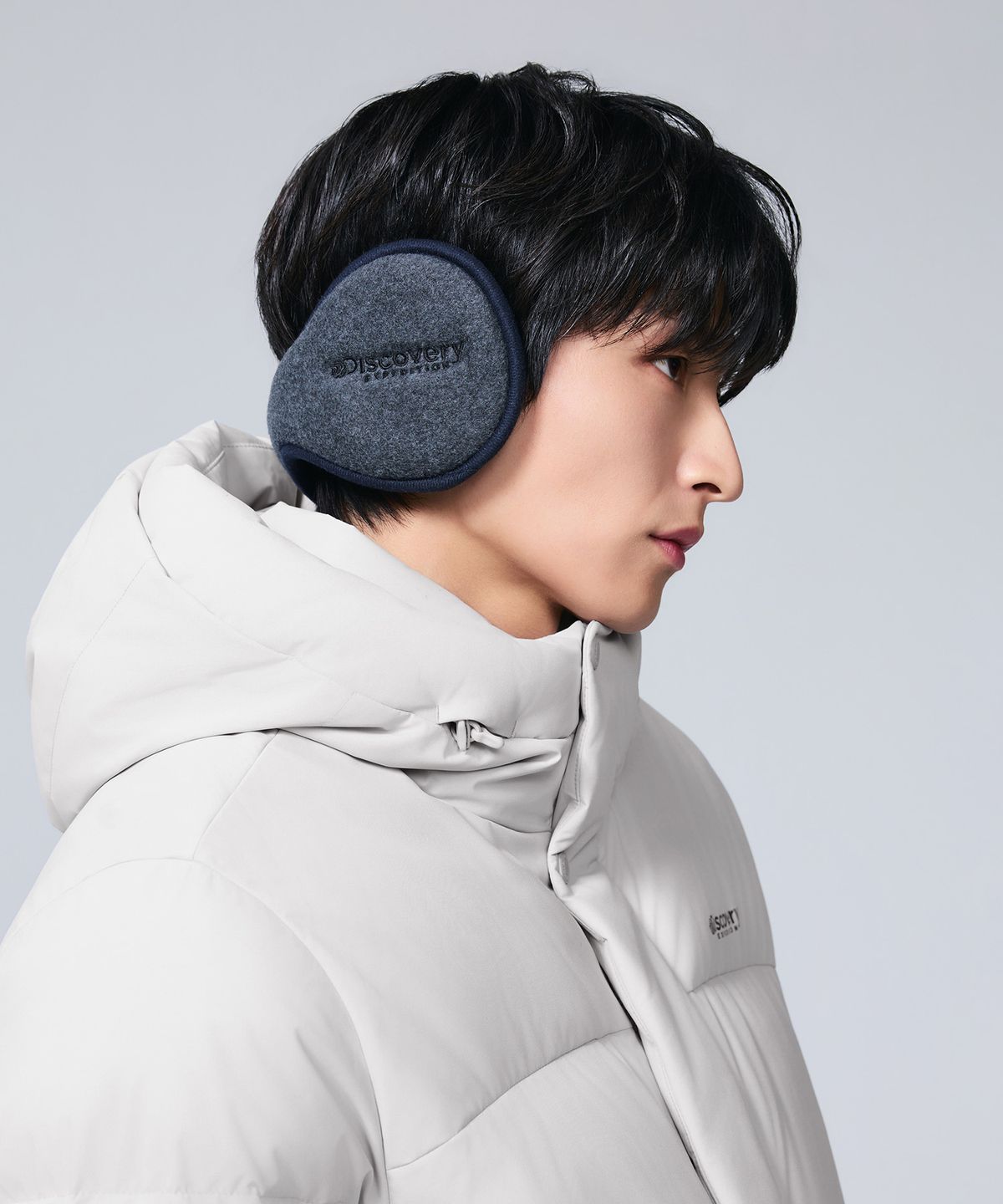 디스커버리 익스페디션(DISCOVERY EXPEDITION) 폴딩 플리스 이어머프 (M/GREY)