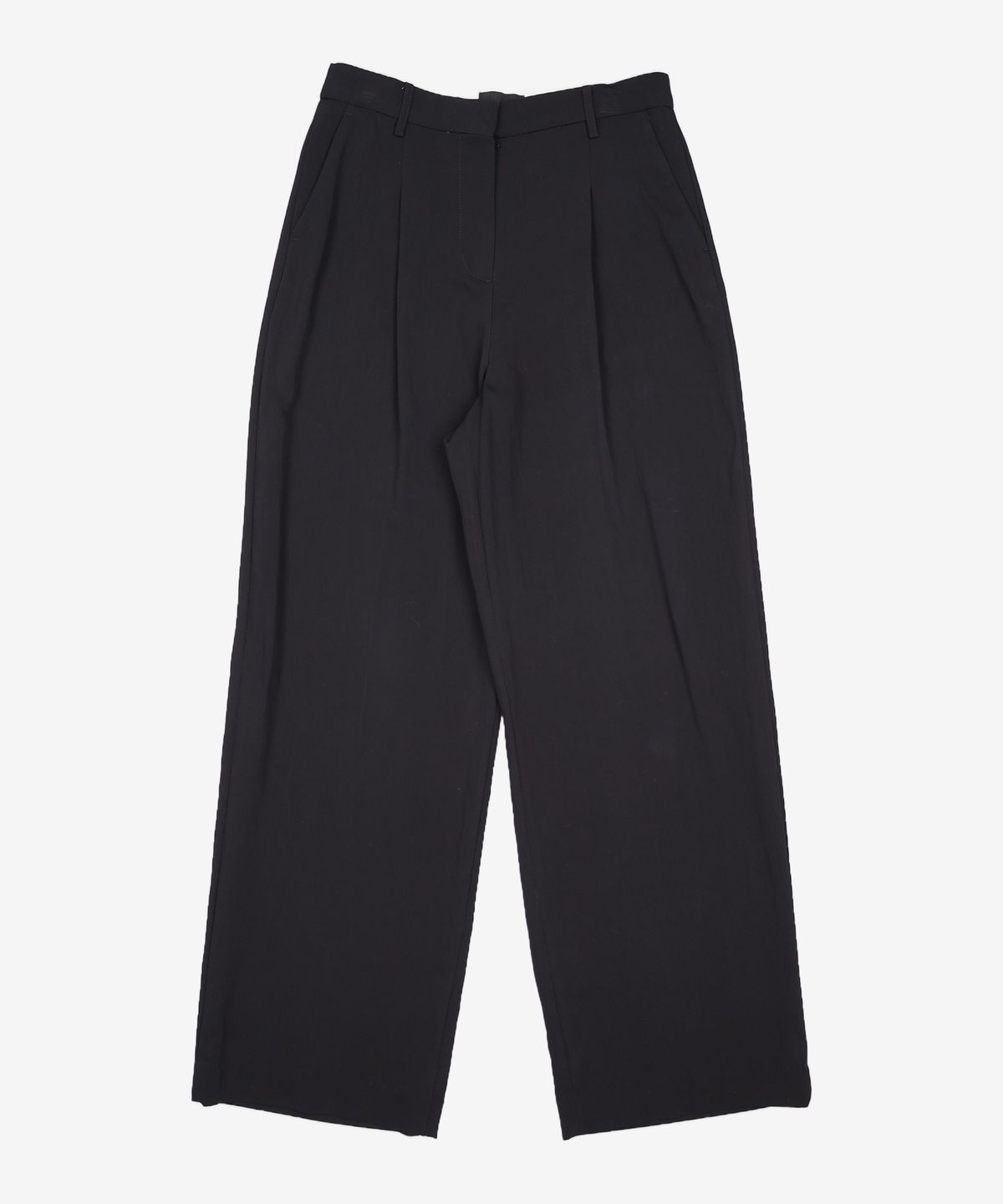 몽돌(MONGDOL) 원턱 와이드 슬랙스 블랙 MDPT025BLACK S