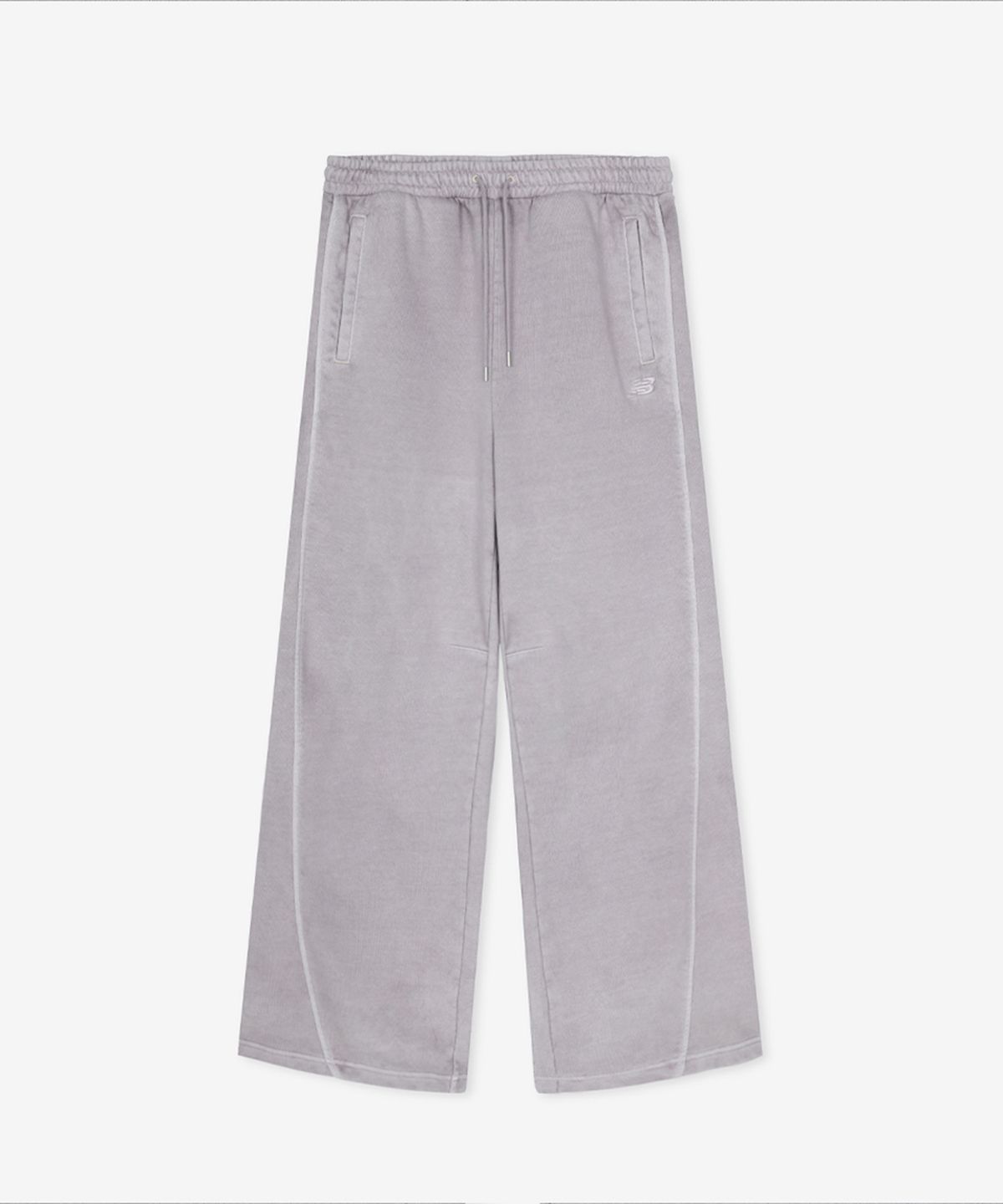 뉴발란스(NEW BALANCE) NBMLG4W972 / WOMEN 에센셜 다잉 오버 와이드팬츠 (D/PURPLE)