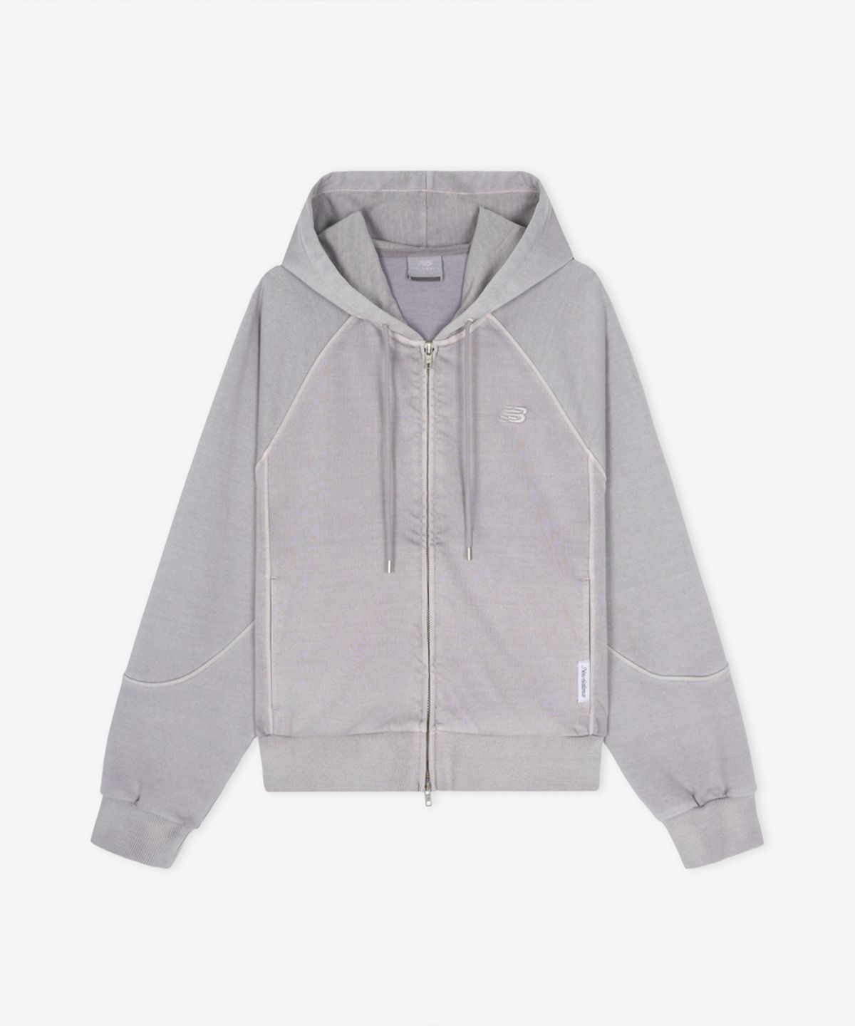 뉴발란스(NEW BALANCE) NBMDG4W942 / WOMEN 에센셜 다잉 후드집업 (D/PURPLE)