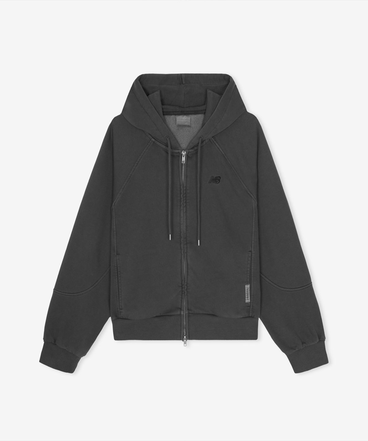 뉴발란스(NEW BALANCE) NBMDG4W942 / WOMEN 에센셜 다잉 후드집업 (D/CHARCOAL)