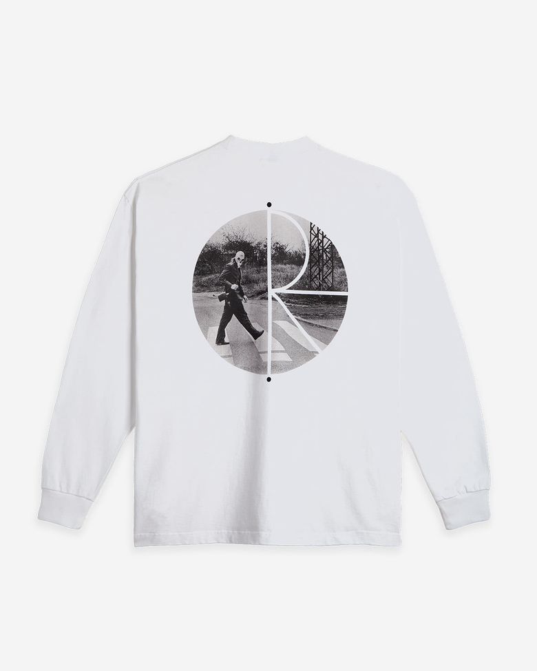 Fill Logo LS Tee Klez Crossing - White