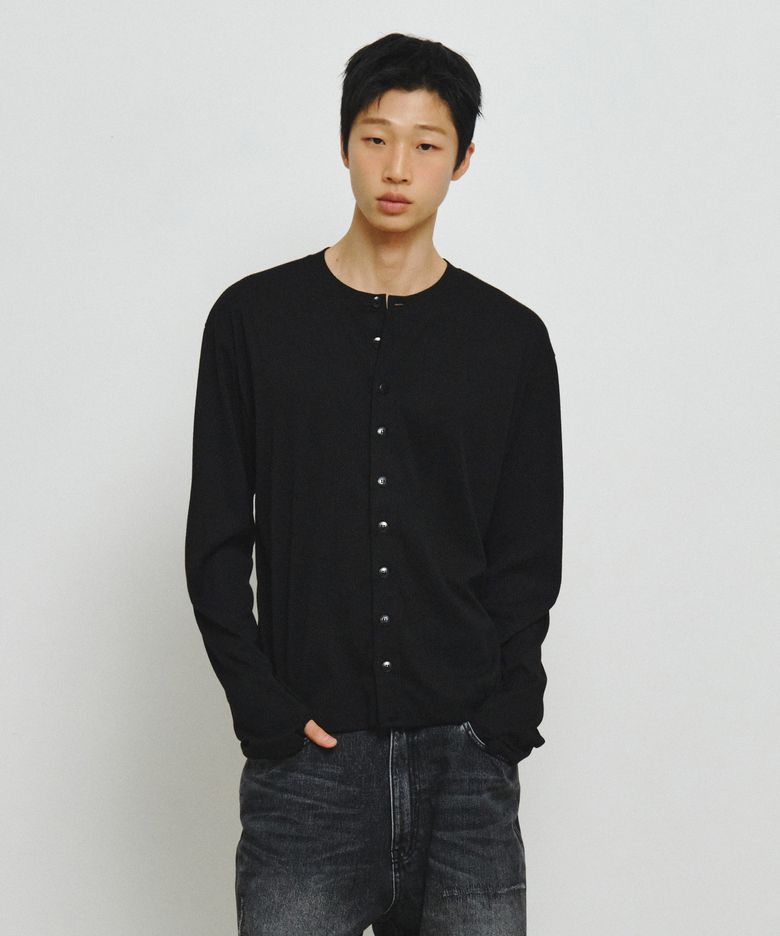 Cadence Finger Hole Cardigan (Black)