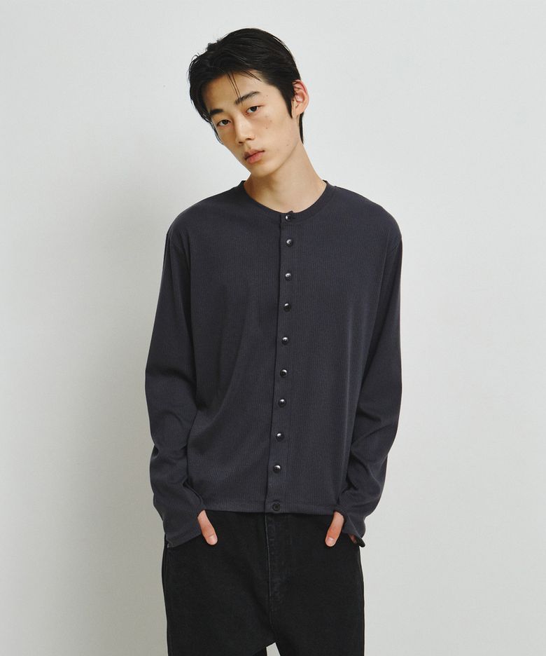 Cadence Finger Hole Cardigan (Dark Gray)