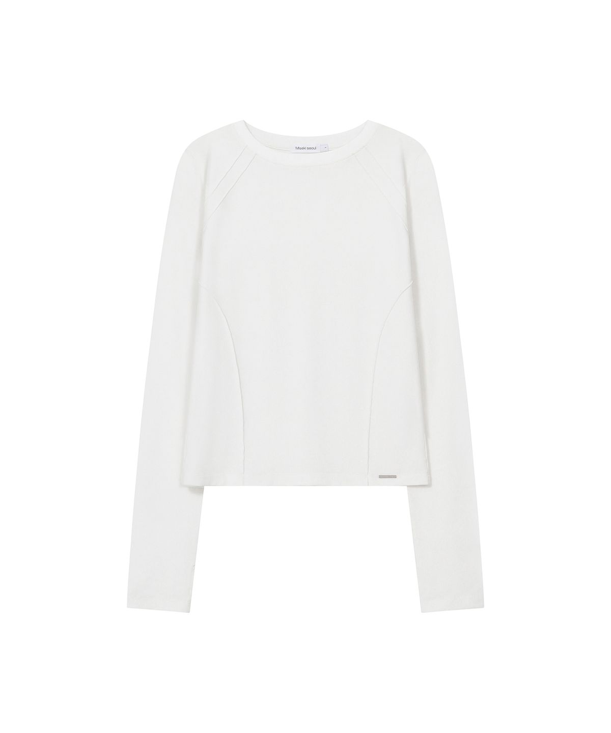 미세키서울(MISEKI SEOUL) Reverse overlock long sleeve WHITE