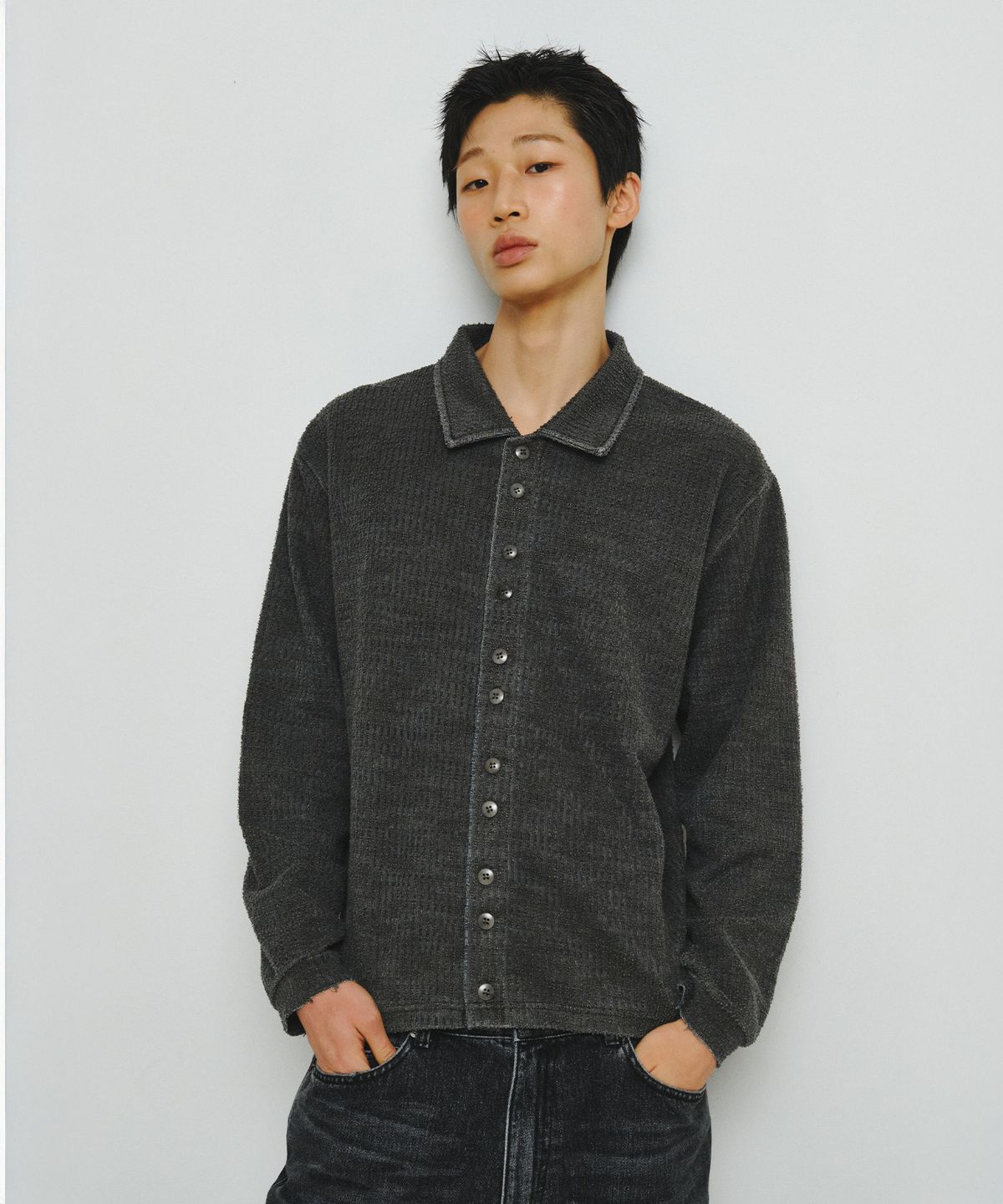 엔도어(ENDOOR) Pin Shirt (Blue Pin)