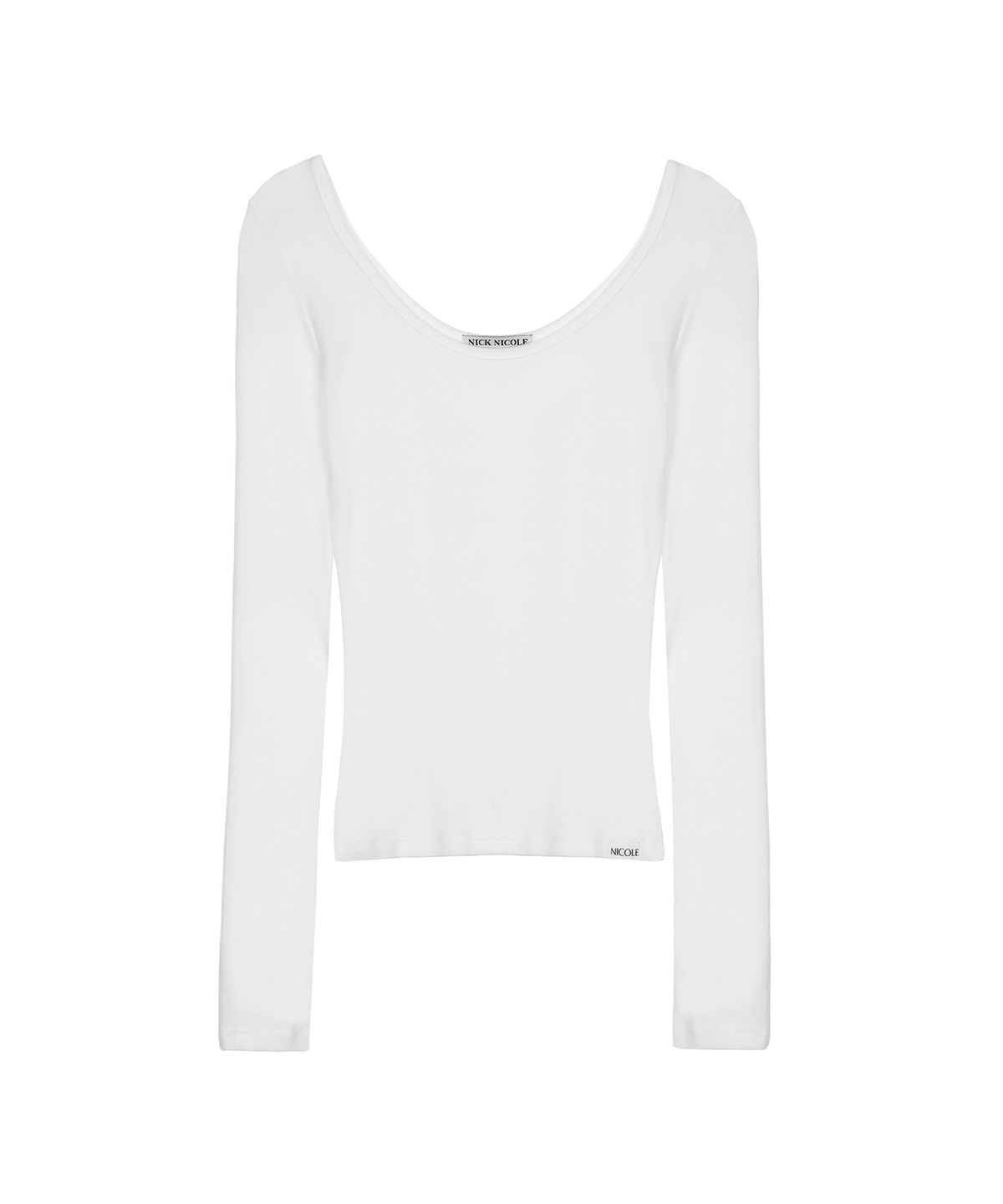 닉앤니콜(NICK&NICOLE) LAYERED BOAT NECK TOP_IVORY