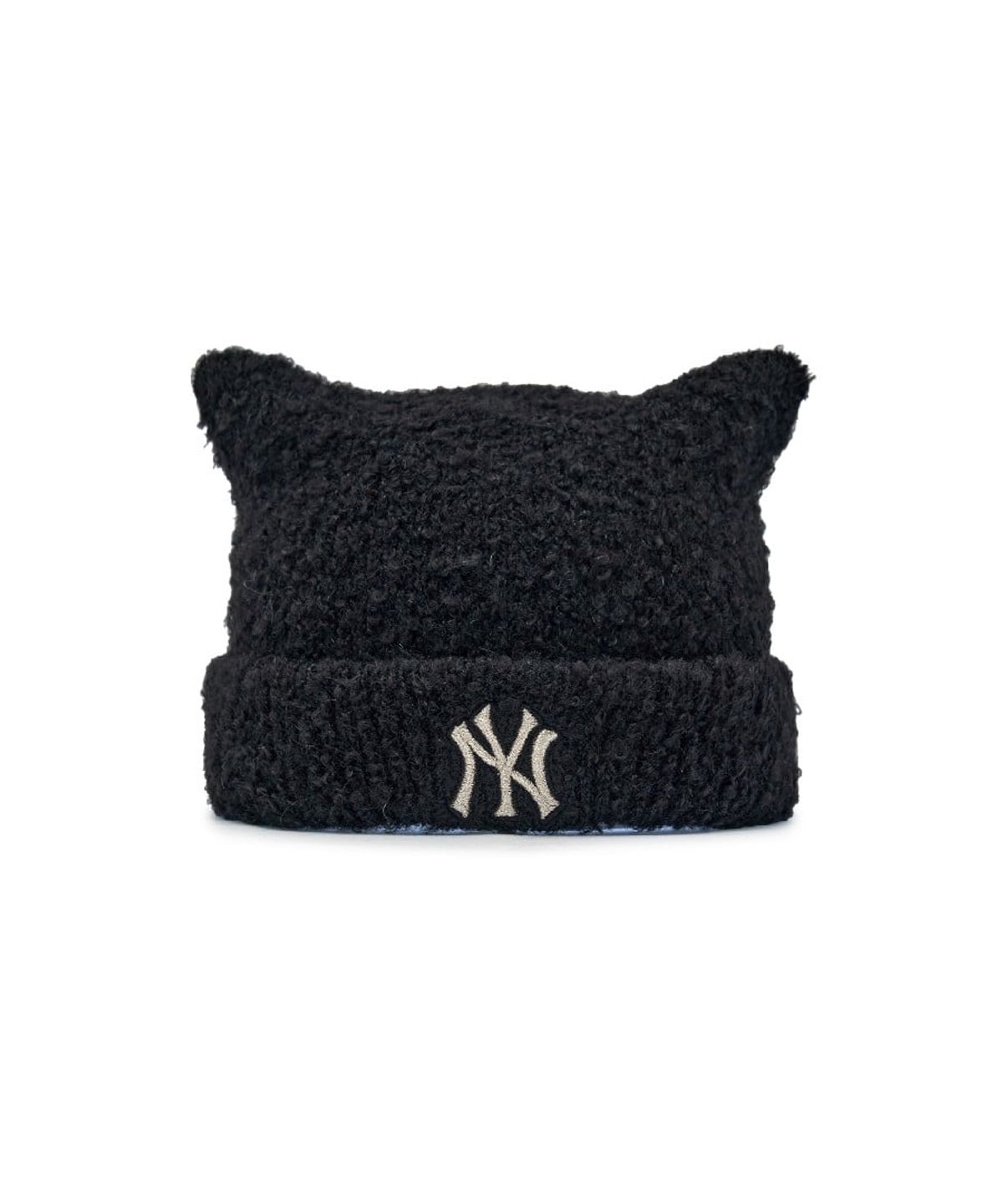 엠엘비 키즈(MLB KIDS) 미야옹 부클 비니 NY (Black)