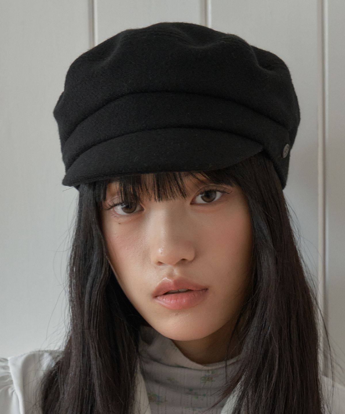 포에지담(POESIEDAME) CLASSIC NOUVELLE MARGOT HAT IN BLACK