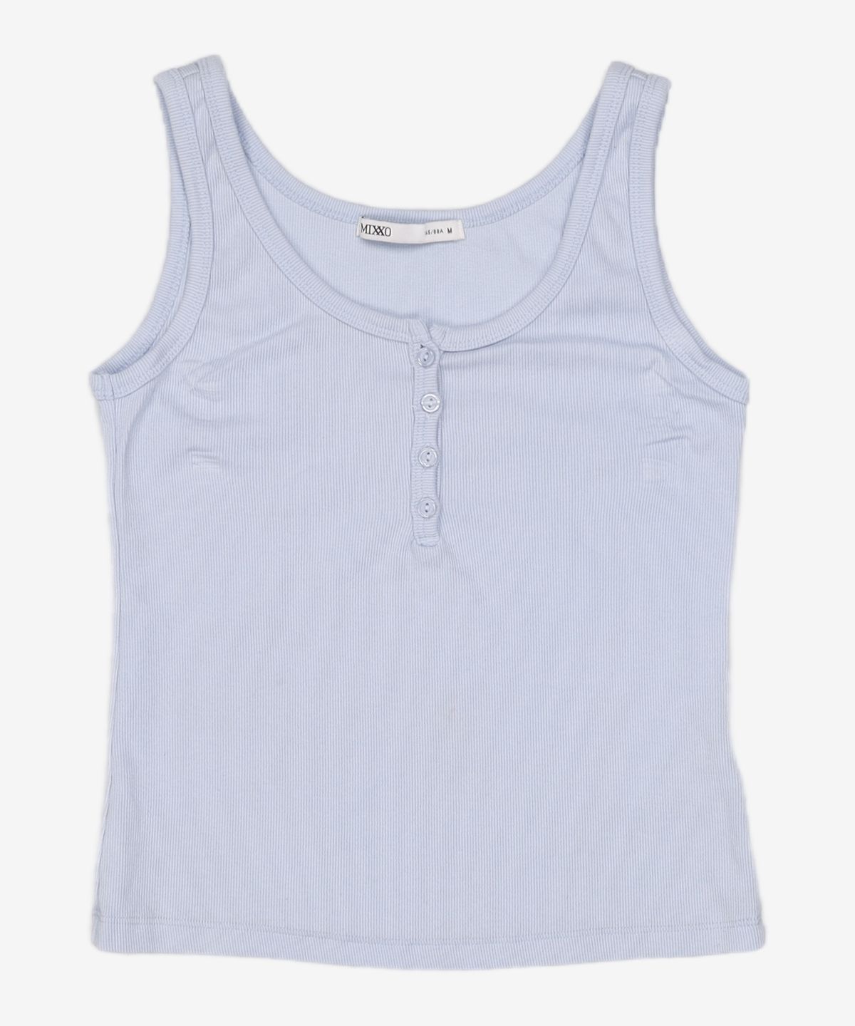미쏘(MIXXO) 버튼 골지 슬리브리스 RE HNG410A_MIWHNG80QA M