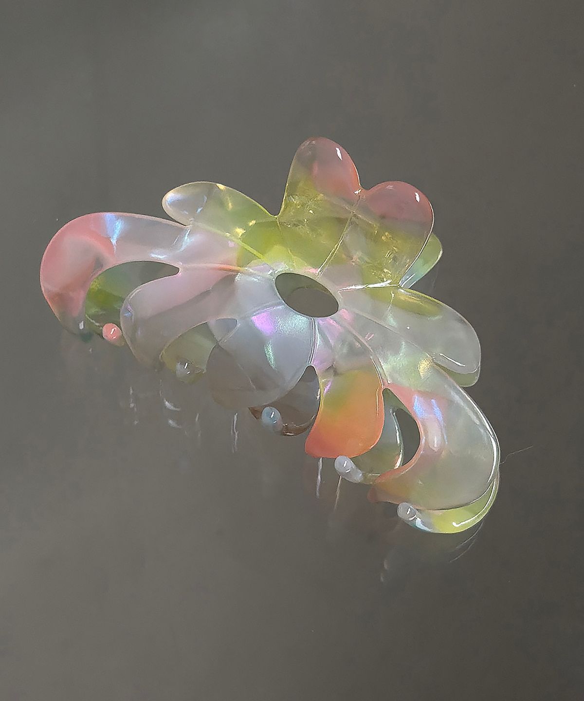모스크스(MOSXE) Rainbow flower hair clip