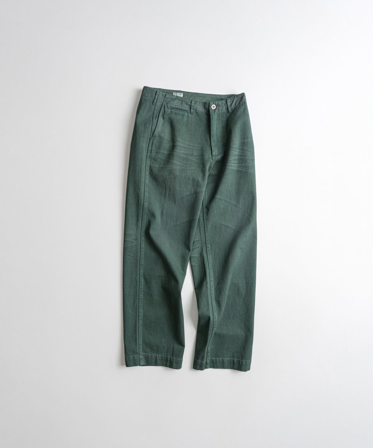 비헤비어(BEHEAVYER) USED 1942 CHINO TROUSERS b.green