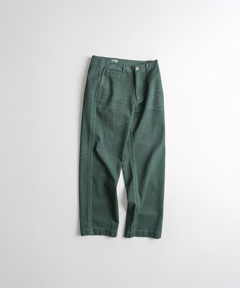 USED 1942 CHINO TROUSERS b.green