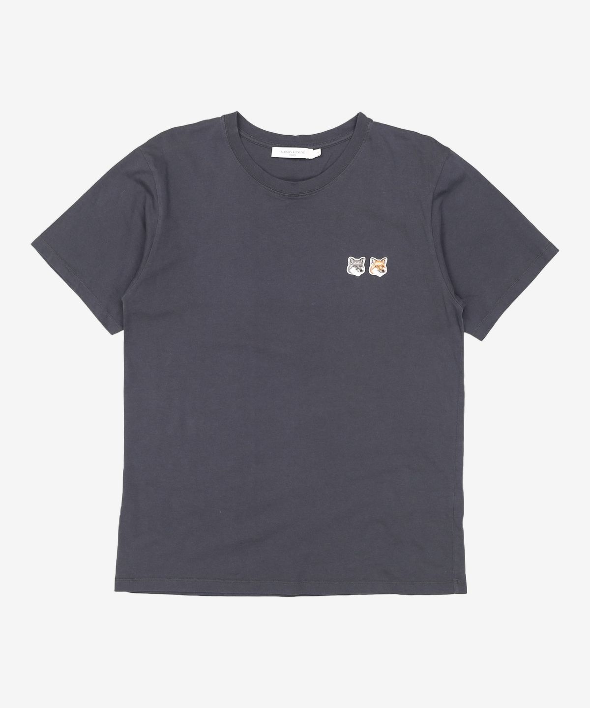 메종 키츠네(MAISON KITSUNE) 22SS 폭스 헤드 티셔츠 BU00103KJ0008 L