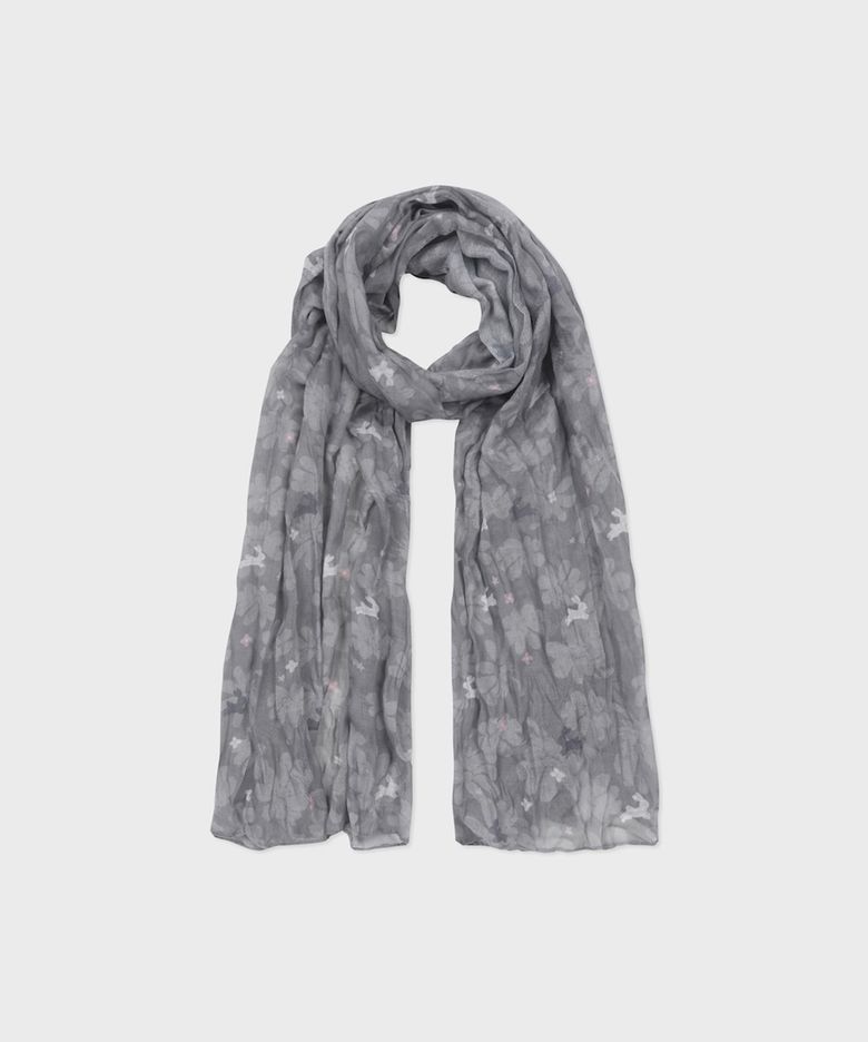 crinkle scarf wildflower bunny