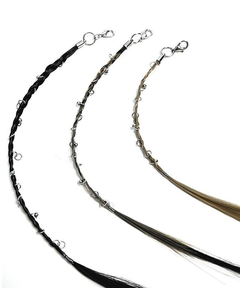 BRAID HAIR KEYRING