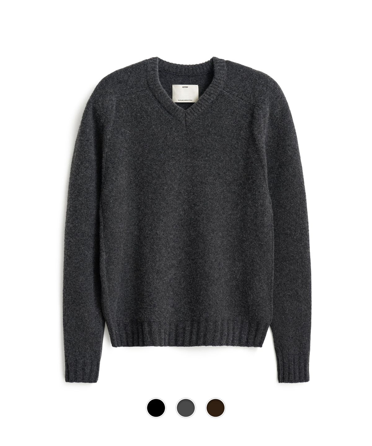 포터리(POTTERY) Cashmere V-Neck Knit - 3 Color