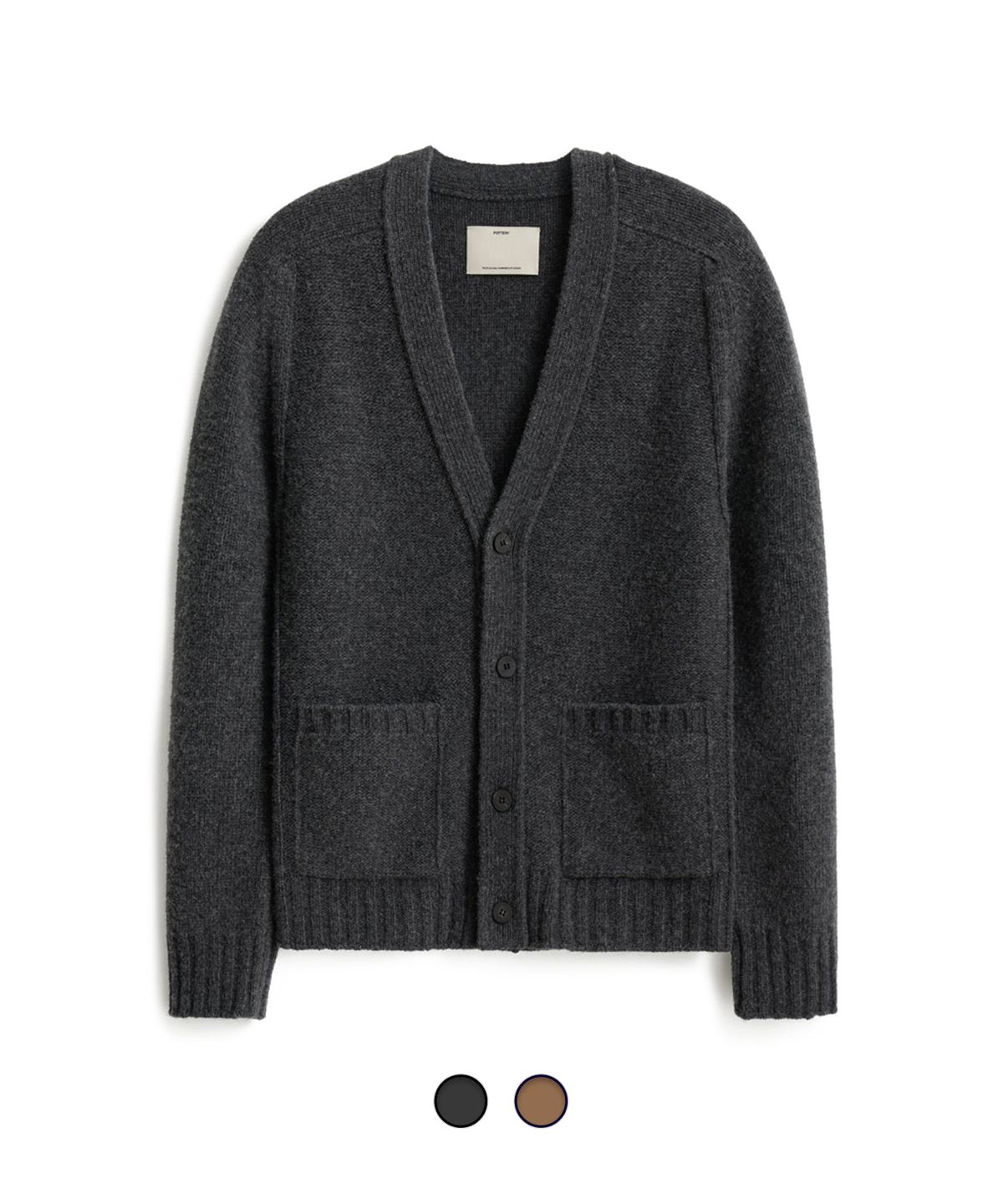 포터리(POTTERY) Cashmere Button Cardigan - 2 Color