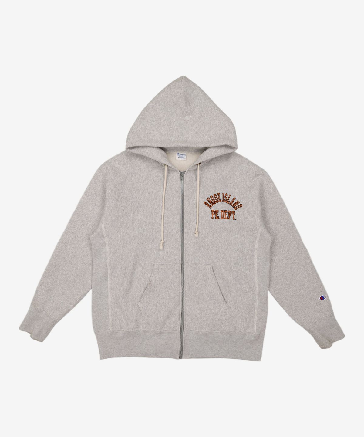 챔피온(CHAMPION) [ASIA] Reverse Weave® (블루택) 11.5oz 기모 그래픽 풀집업후디 REG FIT (NORMAL GREY) CKTS2F710G2 XXL