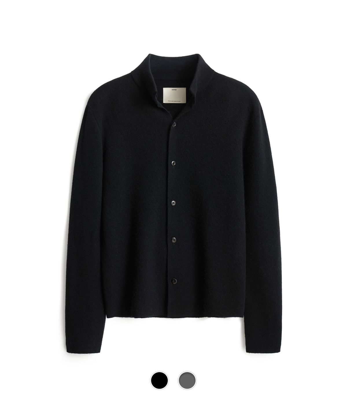 포터리(POTTERY) Cashmere Compact Highneck Cardigan - 2 Color
