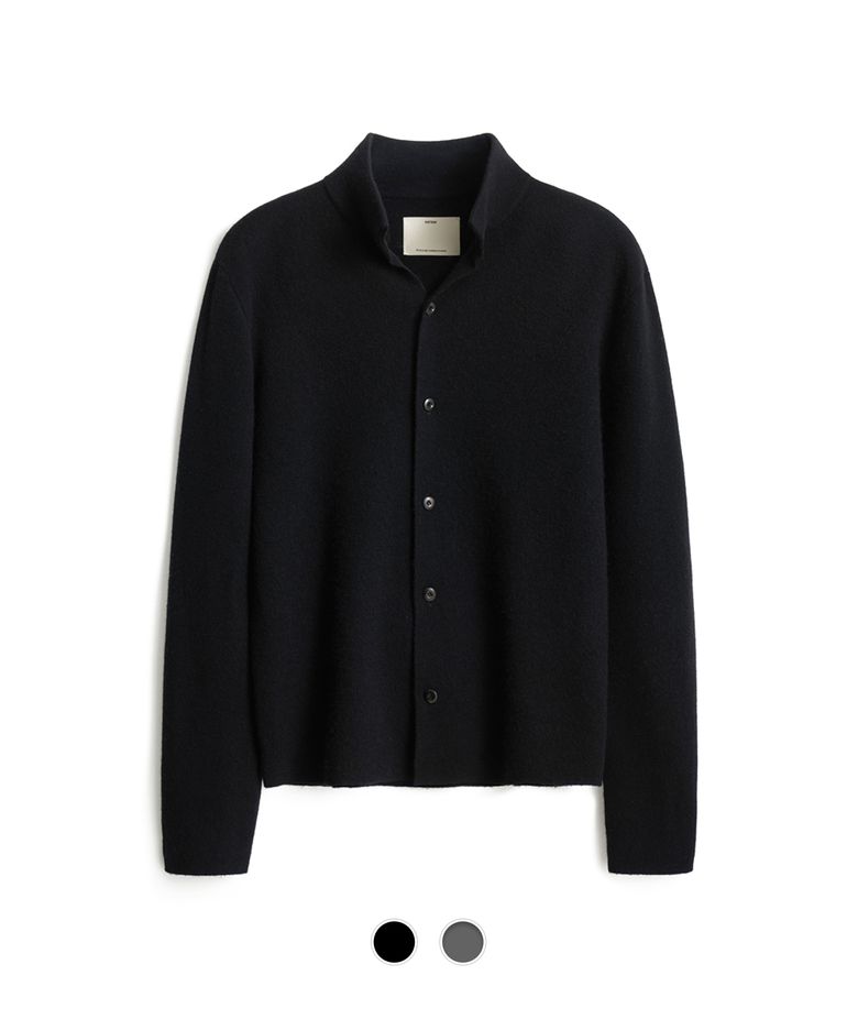 Cashmere Compact Highneck Cardigan - 2 Color