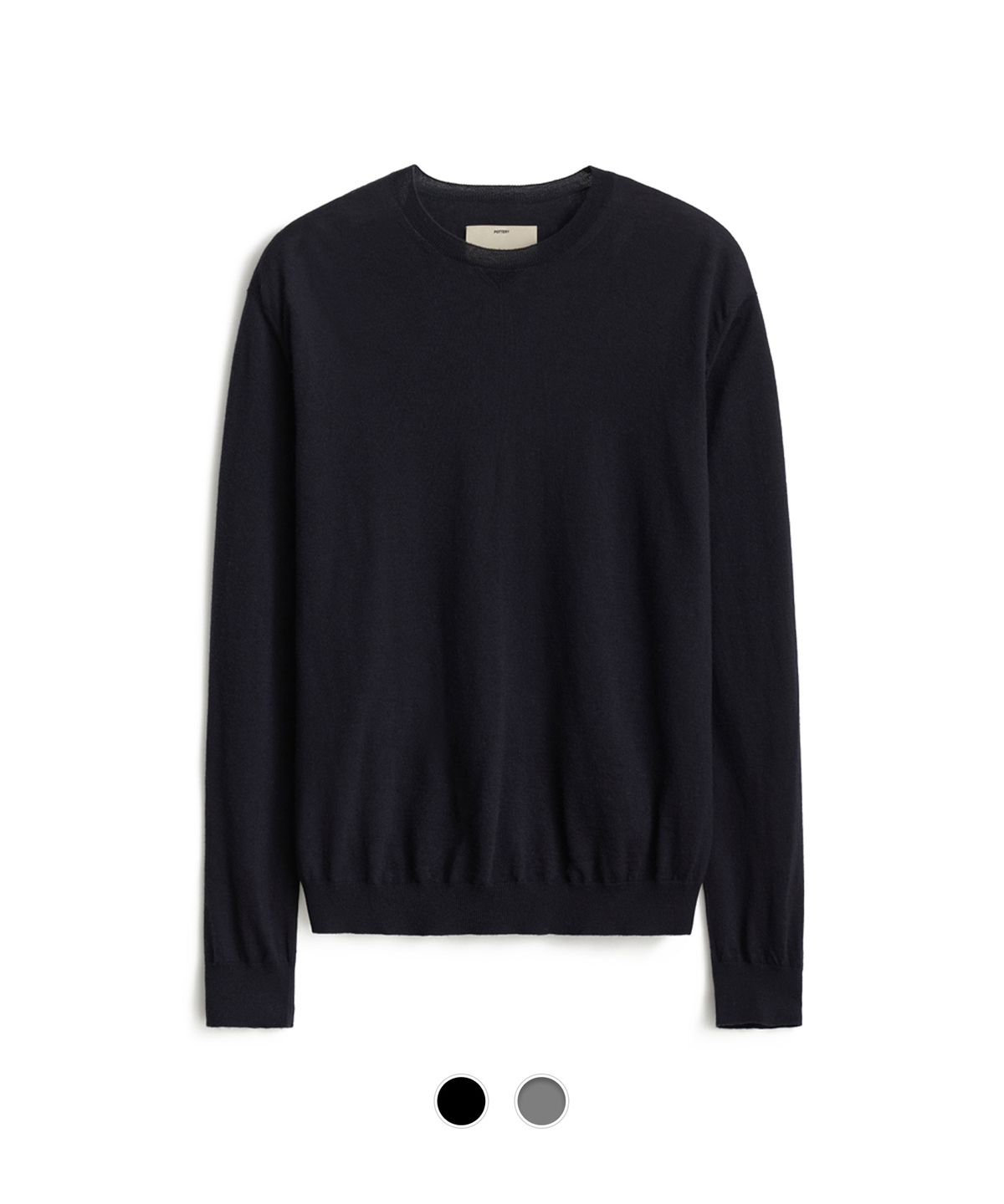 포터리(POTTERY) Super Fine Wool Crewneck Knit - 2 Color