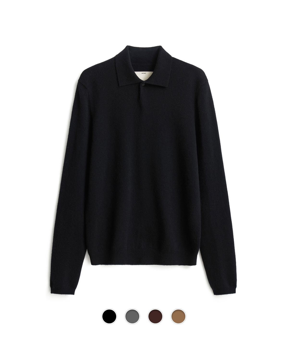 포터리(POTTERY) Cashmere Compact Polo Knit - 4 Color