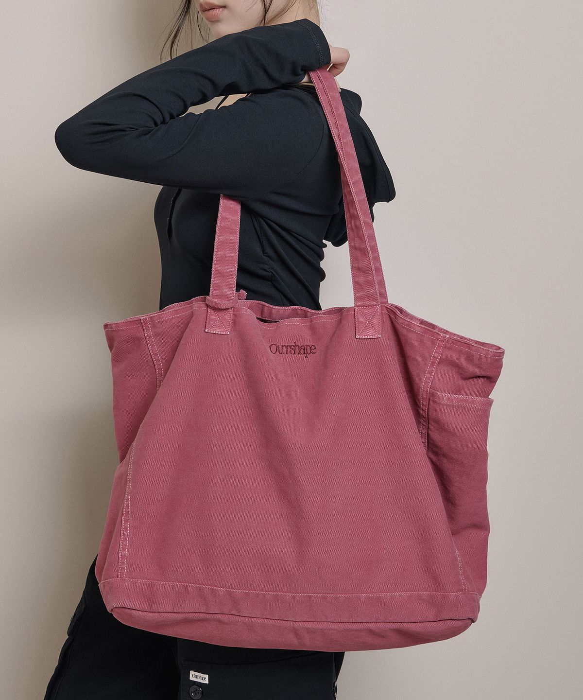 아워쉐입(OURRSHAPE) Everything Big Tote Bag - Washed Purple